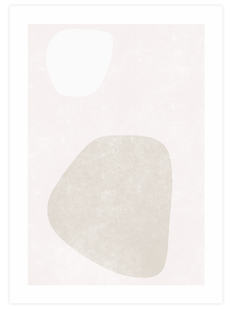 Creamy Shapes - Art Print Ürün ana görseli