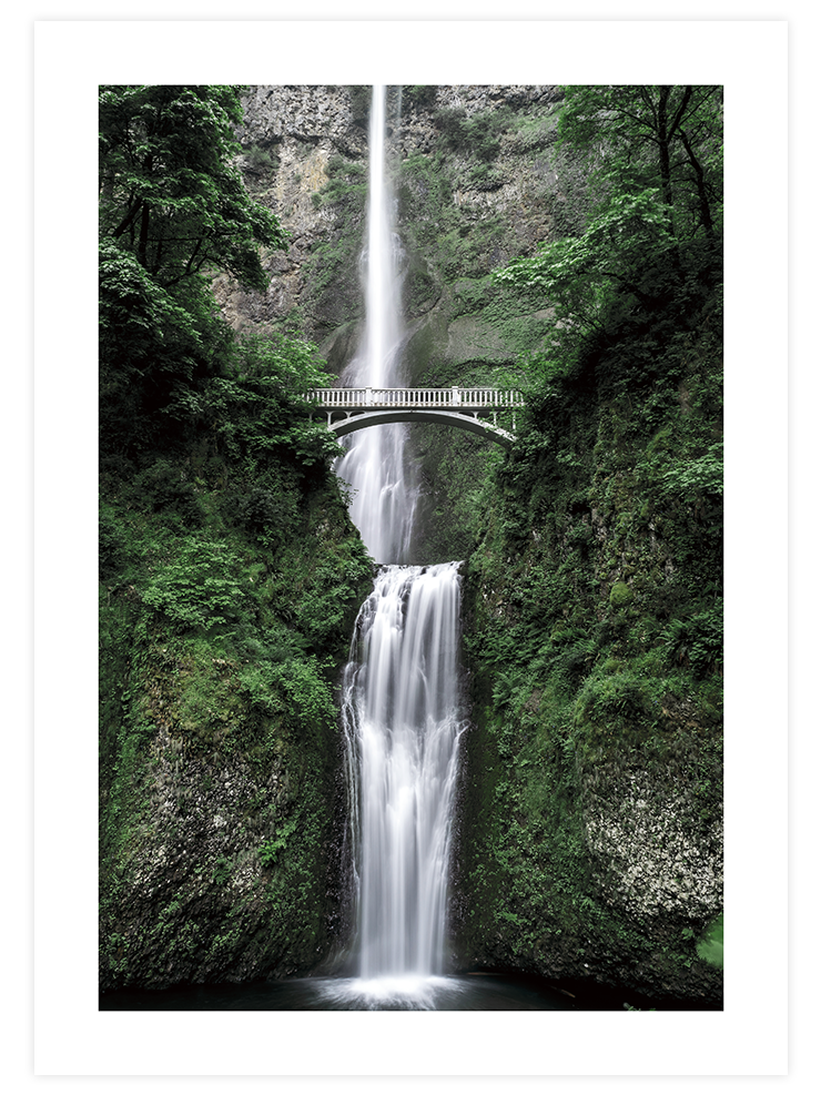 Dağ Şelalesi N2 - Art Print Ürün ana görseli