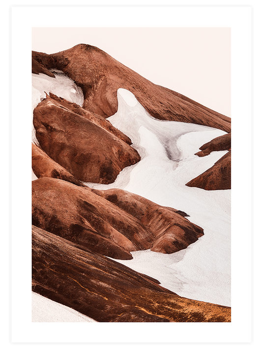 Dağlar Tepeler N2 - Art Print