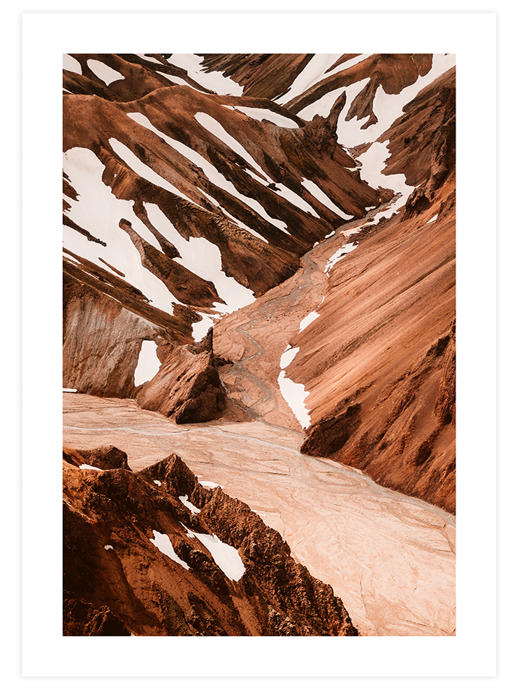 Dağlar Tepeler N3 - Art Print Ürün ana görseli