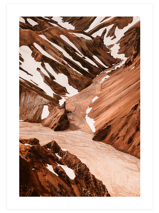 Dağlar Tepeler N3 Poster - Giclée Baskı