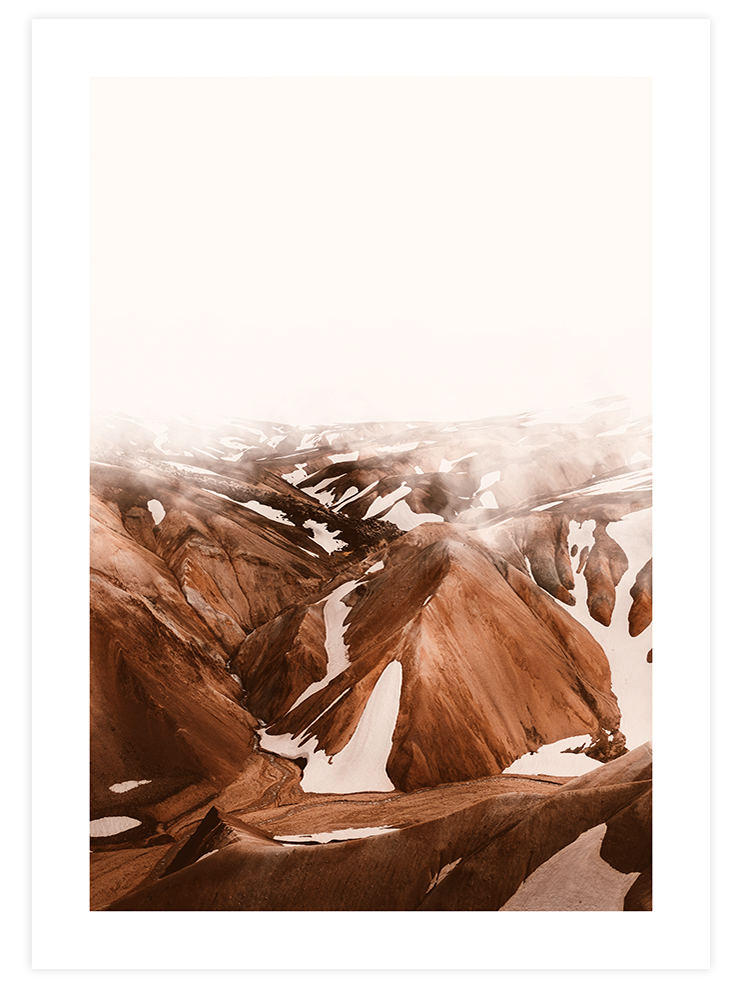 Dağlar Tepeler - Art Print Fotoğraflar Poster