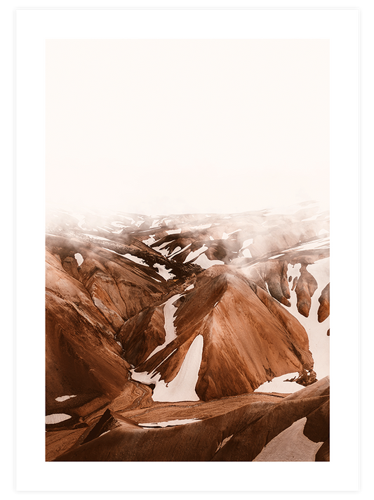 Dağlar Tepeler - Art Print