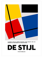 De Stijl 100 Jahr Afiş - Art Print