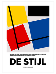 De Stijl 100 Jahr Afiş - Fine Art Poster
