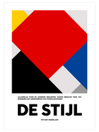 De Stijl Afiş - Art Print