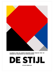 De Stijl Afiş Poster - Giclée Baskı
