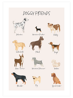 Doggy Friends - Art Print