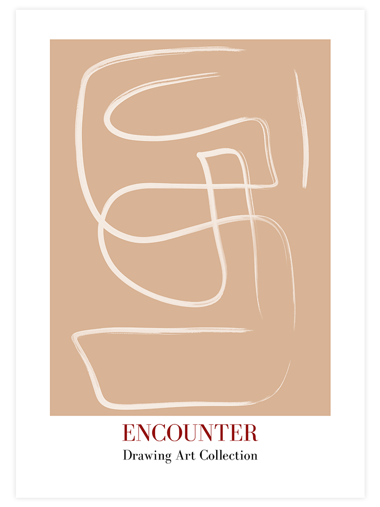 Drawing Art N1 - Art Print Sanatsal Poster