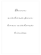 Dream Without Fear - Art Print