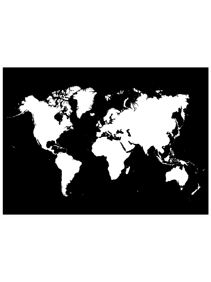 Dünya Haritası N2 - Art Print