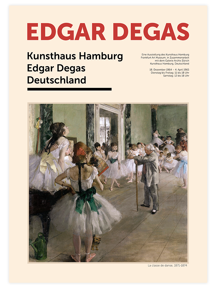 Edgar Degas Afiş N1 - Art Print