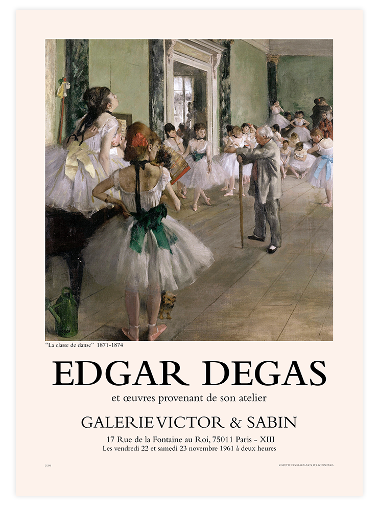 Edgar Degas Afiş N3 - Art Print Ürün ana görseli