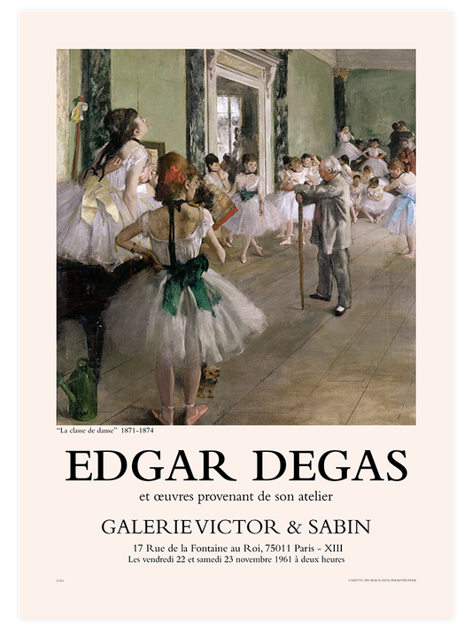 Edgar Degas Afiş N3 Poster - Giclée Baskı