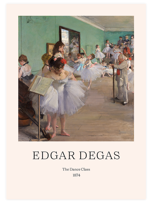 Edgar Degas The Dance Class Poster - Giclée Baskı