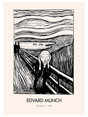 Edvard Munch Scream (Çığlık) Poster - Giclée Baskı