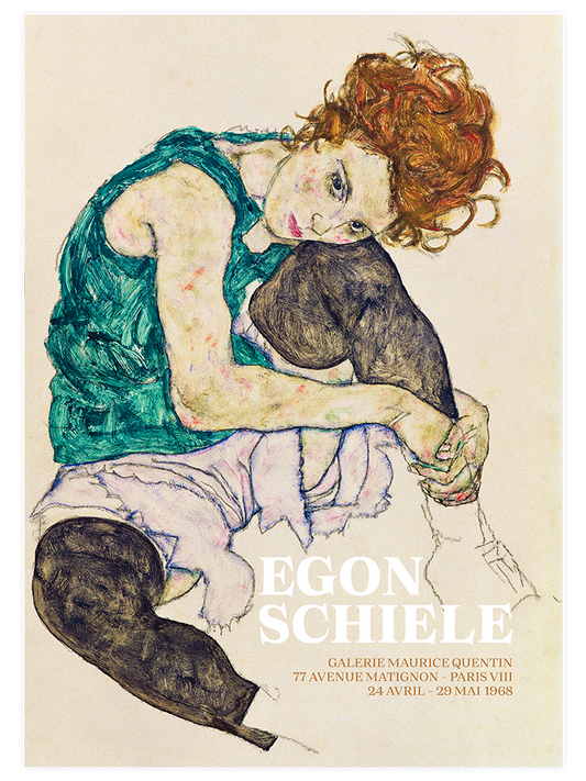 Egon Schiele Afiş Poster - Giclée Baskı