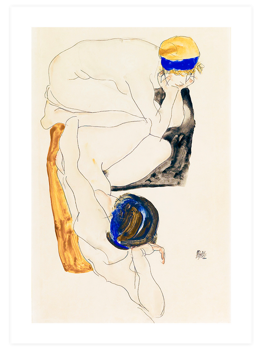 Egon Schiele Art N2 Poster - Giclée Baskı