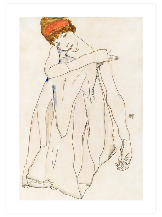 Egon Schiele Art N4 Poster - Giclée Baskı