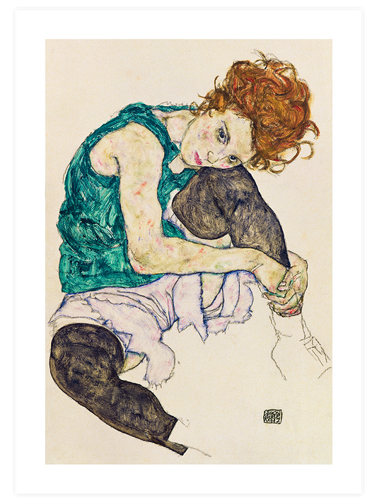 Egon Schiele Art - Art Print