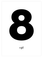 Eight - Art Print