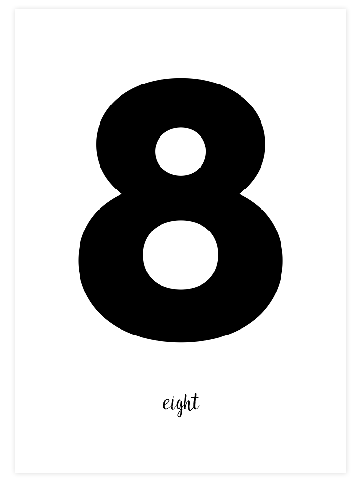 Eight - Art Print