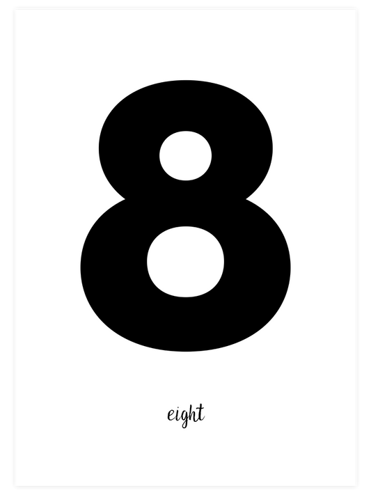 Eight Poster - Giclée Baskı