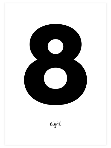 Eight - Art Print
