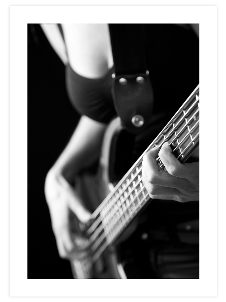 Elektrogitar - Art Print