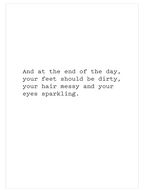 End Of The Day - Art Print