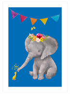 Fil Ve Ördek - Art Print