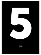 Five - Art Print