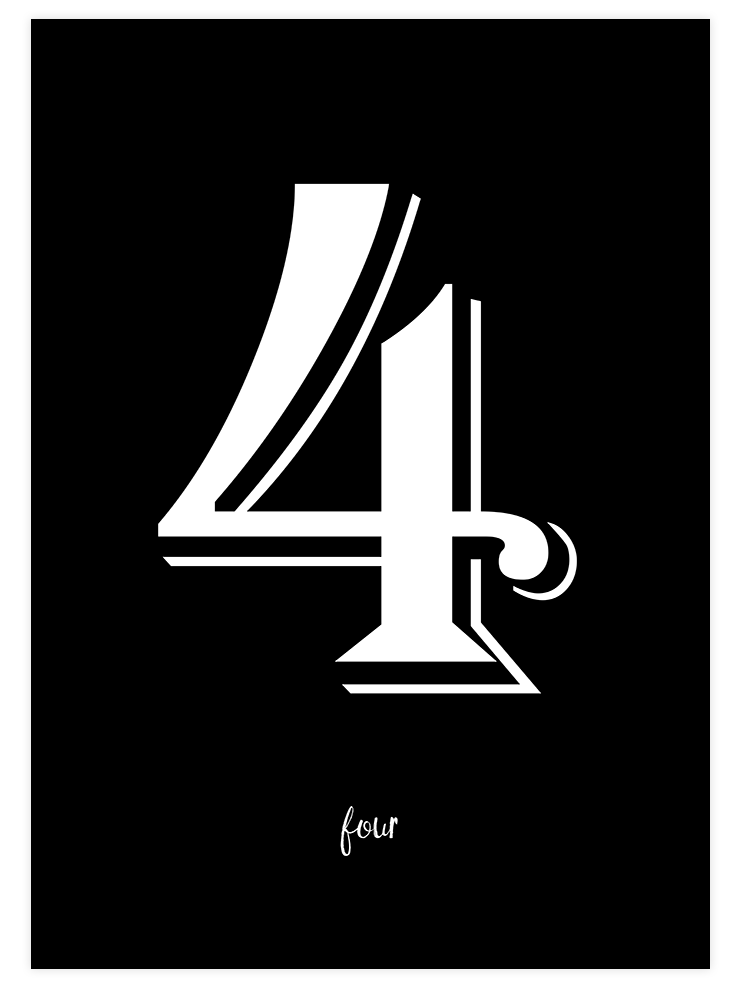 Four - Art Print