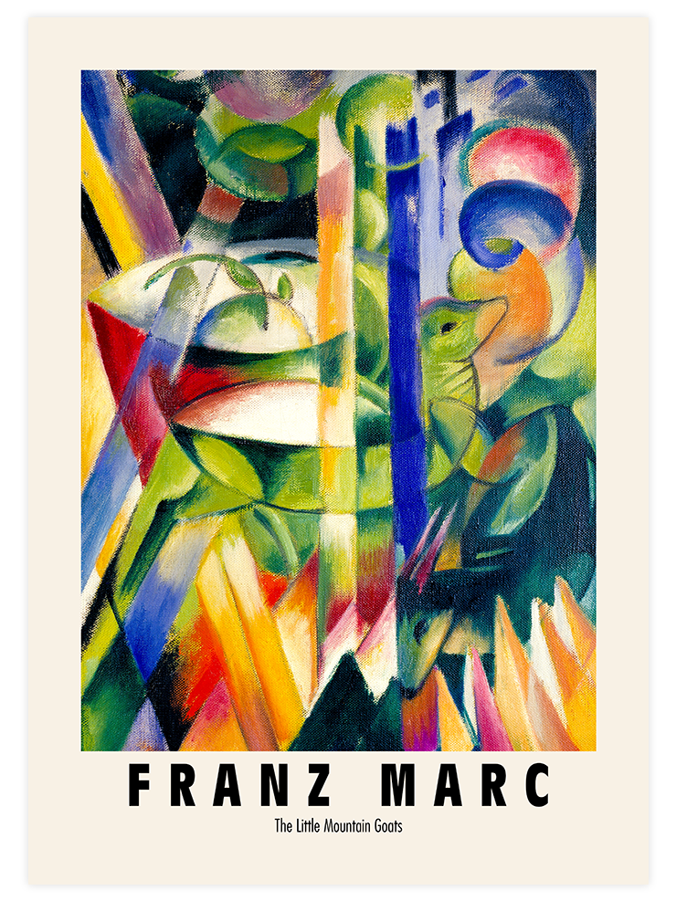 Marc The Little Mountain Goats - Art Print