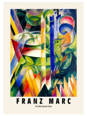 Franz Marc The Little Mountain Goats - Fine Art Poster