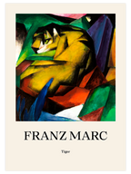 Franz Marc Tiger - Art Print