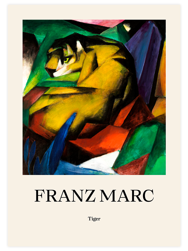 Franz Marc Tiger - Art Print
