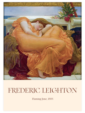 Frederic Leighton Flaming June - Art Print