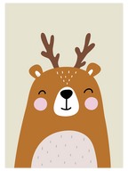 Geyik Resmi - Art Print