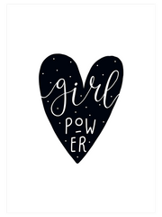 Girl Power Poster - Giclée Baskı