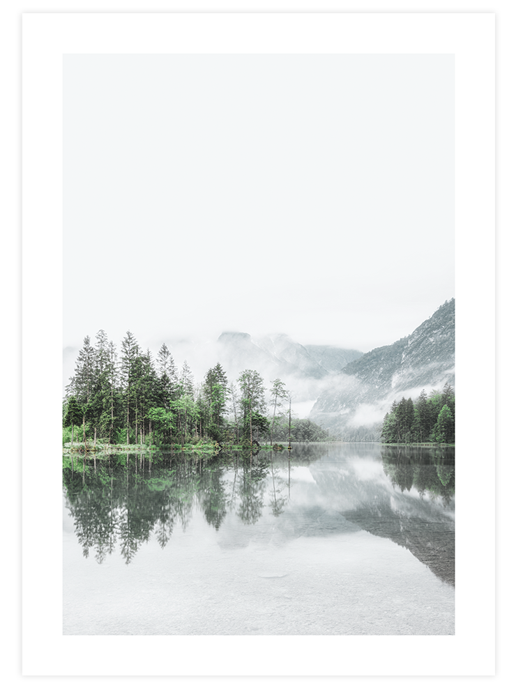 Göl Manzarası - Art Print Ürün ana görseli