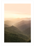 Golden Mountains - Art Print