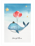 Good Night Balina - Art Print