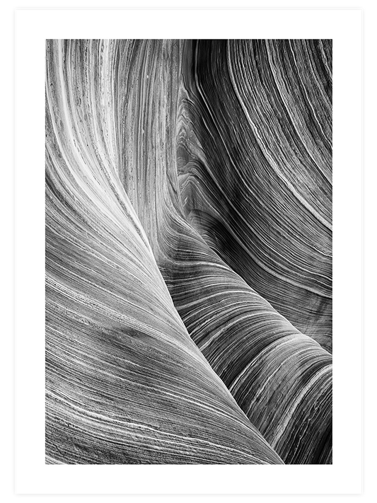 Gri Dalgalar - Art Print