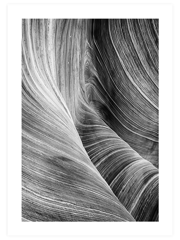Gri Dalgalar - Art Print