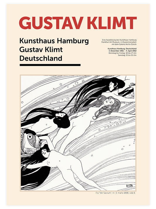 Gustav Klimt Afiş - Art Print