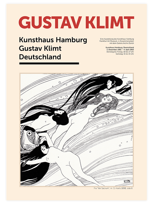 Gustav Klimt Afiş - Fine Art Poster