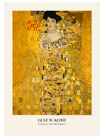 Klimt Portrait Of Adele Bloch Bauer - Art Print