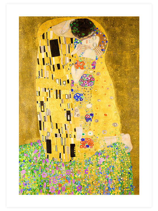 Gustav Klimt The Kiss - Fine Art Poster