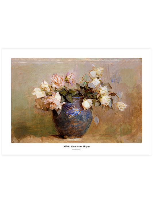 Handerson Thayer Roses - Art Print